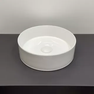 Тумба-умывальник Comforty Джанкой 90 антрацит с черной столешницей и раковиной 9111