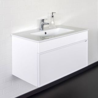 Тумба с раковиной Comforty Мадрид 00-00017865 81 см белый