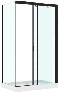 Душевой уголок Cerutti SPA MARBELLA120B-R 120x80см чёрный