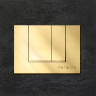Кнопка смыва Berges Novum золото 040049