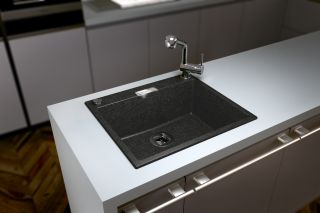 Мойка кухонная Tolero Loft TL-580 чёрный 473585