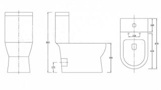 Унитаз SSWW напольный CT2045