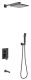 Душевой комплект Berges Nardis 3S чёрный матовый 071006