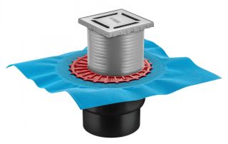 Душевой трап Berges Zentrum Norma 091462 10см хром глянец