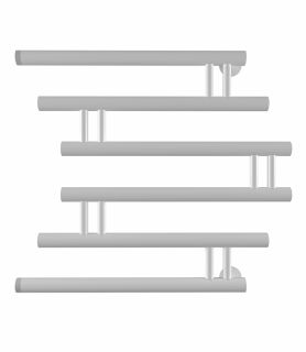 Полотенцесушитель водяной Indigo Zip FZW60-60WM 60x60 см белый матовый