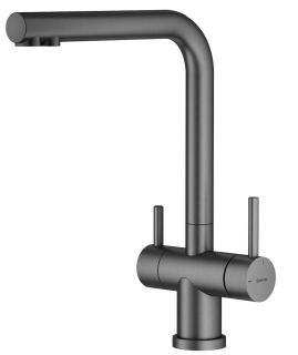 Смеситель для кухни Splenka S70.61.09 с подключением фильтра графит