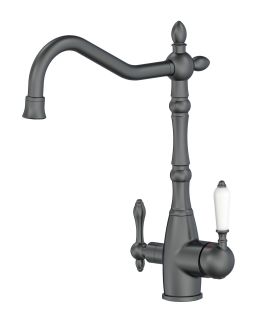 Смеситель для кухни Wonzon & Woghand WW-88458006-BGM c подключением фильтра тёмный графит