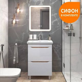 Тумба под раковину подвесная Vigo Grani 201 60 см дуб золотой