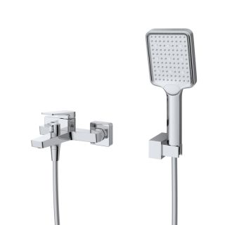 Комплект смесителей для ванной комнаты BelBagno ARDENTE-VASM/LVM-CRM хром