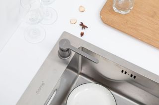 Дозатор для кухонной мойки Gappo G406-9 оружейная сталь