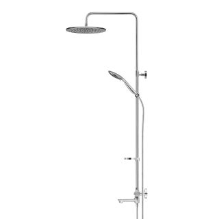 Душевая стойка Swedbe Hermes 9090G1 с термостатическим смесителем для ванны хром/серый