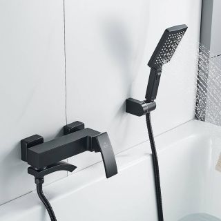 Смеситель для ванны Rose R1552H чёрный матовый