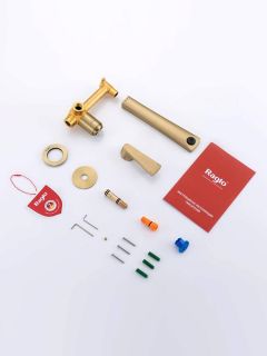 Смеситель для раковины Raglo R07.11.03 золотой сатин