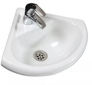 Мебельная раковина Santeri Радиан 1.3130.9.S00.10B.0 угловая 33см белый