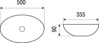 Раковина подвесная WW SK Арт. ELBACH 10255 10000003857