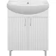 Напольная тумба под раковину Misty Изео Э-Изе01070-021Н 67 см белый