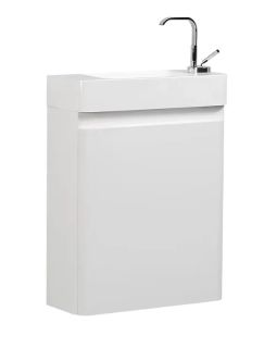 Подвесная тумба с раковиной Parly Spa Gucci-45 белый глянцевый