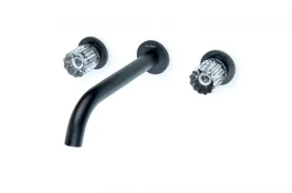 Встраиваемый смеситель для раковины Boheme Elegante 152-2-B-EL чёрный