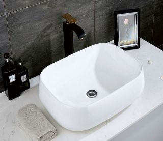 Раковина-чаша CeramaLux 9243  белая 57.5 см