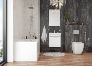 Подвесная тумба под раковину Onika Ирис 105018 50см белый