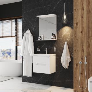 Подвесная тумба под раковину Onika Айленд 105021 50см белый