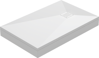 Поддон литьевой Essentia БЕЛЫЙ 100x90 см