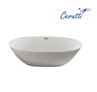 Акриловая ванна Cerutti SPA GRETA170 СТ 10516 отдельностоящая 170x80 см белый