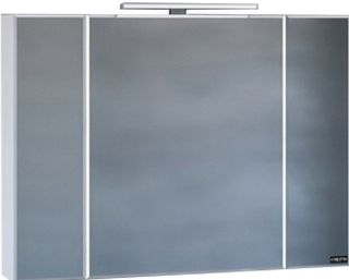 Зеркальный шкаф с подсветкой СанТа Стандарт 113013 100см белый