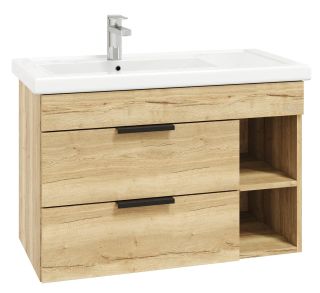 Подвесная тумба под раковину Onika Легран 108047 80см дуб галифакс