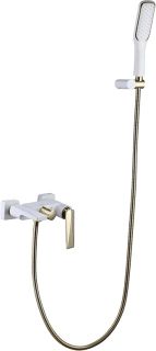 Смеситель для ванны Boheme Venturo белый/золото 383-W