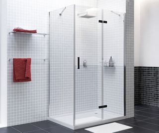 Душевой уголок Wasserkraft Aller Black 10H10RBLACK 120x100 правый