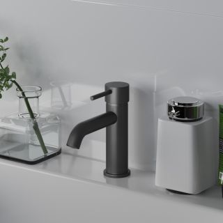 Смеситель для раковины Paini Cox 78PZ205O чёрный матовый