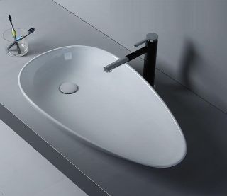 Раковина-чаша CeramaLux 7862 белая 76 см