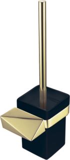 Щётка для туалета Boheme New Venturo чёрный/золото 10319-G-B