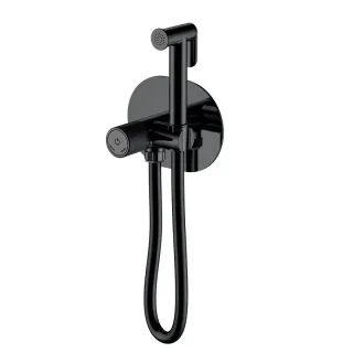 Гигиенический душ со смесителем Boheme Tech 157-B чёрный