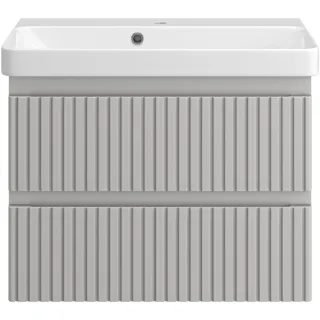 Подвесная тумба под раковину Brevita Victory 66 VIC-07070-0302Я серый