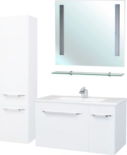 Тумба под раковину Bellezza Альдо 100см белый 00000007007