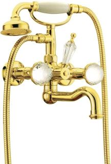 Смеситель для ванны Boheme Imperiale Presente золото 333