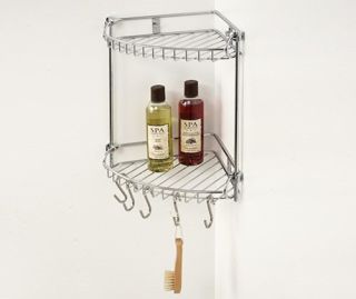 Wasserkraft K-1222 Полка металлическая двойная  угловая