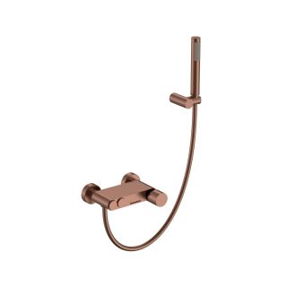 Смеситель для ванны и душа Boheme Stick Diamond 123-BRB брашированная бронза