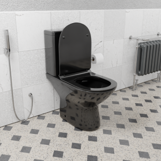 Унитаз CeramaLux 9126-18 с бачком и сиденьем Микролифт