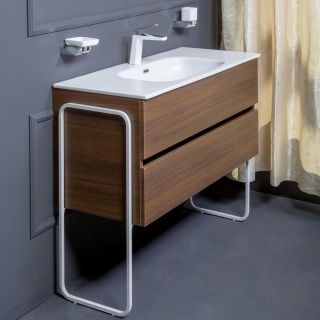 Тумба под раковину Armadi Art Vallessi 120см дуб тёмный 837-120-D