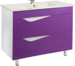 Тумба под раковину Bellezza Эйфория 105см фиолетовый 00000010220