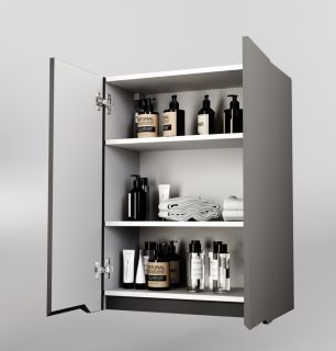 Подвесной шкаф Style Line Марелла мини 60 Люкс Plus СС-00002423 серый матовый