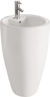 Раковина напольная SantiLine SL-4002 50см белый