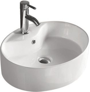 Раковина накладная SantiLine SL-1072 52см белый