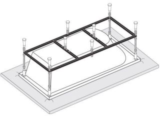 Каркас для ванны VagnerPlast VPK16070 160x70см