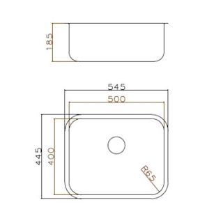 Кухонная мойка Grandex Aqua Select 54 200336 сатин