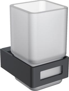 Стакан Boheme Q чёрный 10944-B