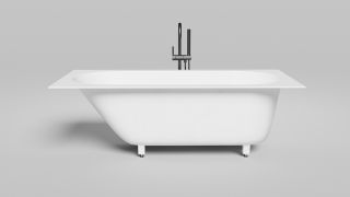 Ванна из искусственного камня Salini Ornella Kit S-Sense 102411G 170x75см белый глянцевый